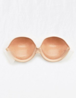 Aerie Backless Push Up Bare Bras Beige | VZT-862147