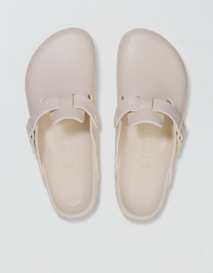 Aerie Boston Clogs White | IJH-310874