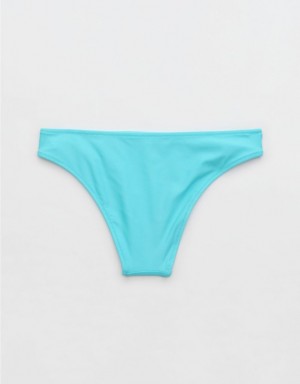 Aerie Cheeky Bikini Bottom Blue | SLZ-298314