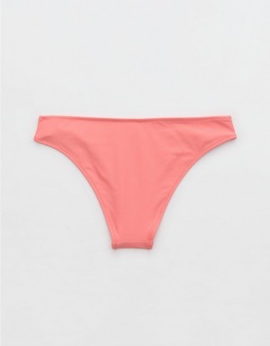 Aerie Cheeky Bikini Bottom Coral | KOM-851396