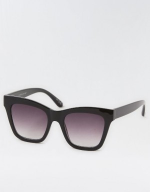 Aerie Dream On Sunglasses Black | UIT-123409