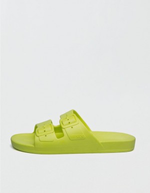 Aerie Freedom Moses Sandals Yellow | RLN-510472