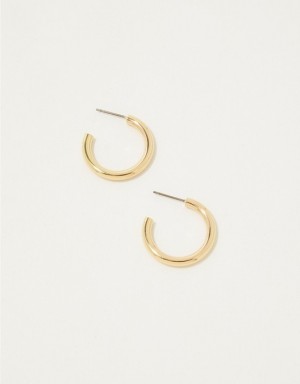 Aerie Gold Hoop Jewelry Gold | UKW-507923