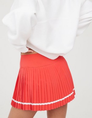 Aerie OFFLINE By All Aces Tennis Skirts Red | PTG-764380