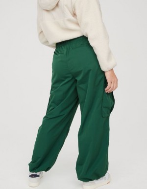 Aerie OFFLINE By Chill Moves Cargo Pants Green | SIL-013875