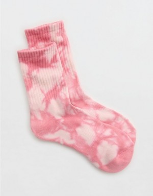 Aerie OFFLINE By Crew Socks Pink | XRJ-709316