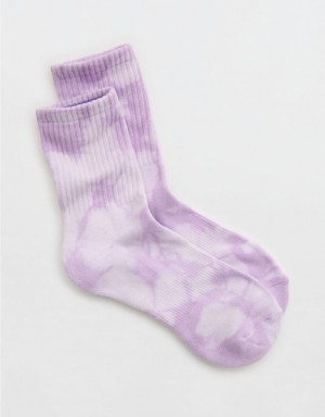 Aerie OFFLINE By Crew Socks Purple / Wash | EZF-241690