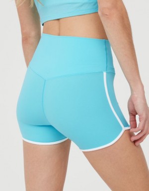 Aerie OFFLINE By Real Me 3" Bike Shorts Blue | NJD-063957