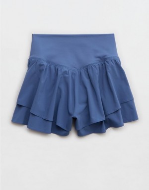 Aerie OFFLINE By Real Me Flirty Shorts Blue | QZF-546982