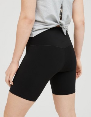 Aerie OFFLINE By Real Me High Waisted 7" Bike Shorts Black | QWH-103746