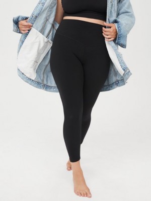 Aerie OFFLINE By Real Me High Waisted Leggings Black | ZCQ-279134