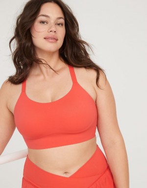 Aerie OFFLINE By Real Me Hold Up! Racerback Sports Bras Red | RJV-158624