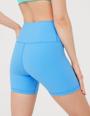 Aerie OFFLINE By The Hugger 5" Bike Shorts Blue | PKA-345617