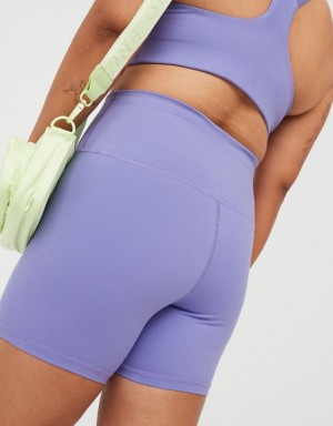 Aerie OFFLINE By The Hugger 5" Bike Shorts Purple | AWU-976124