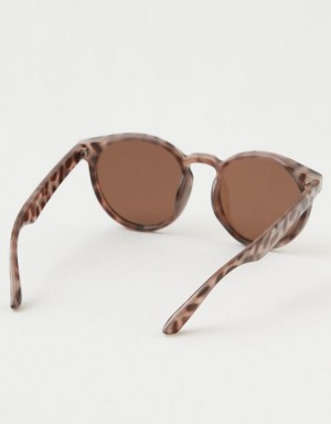 Aerie Peace Of Mind Sunglasses Leopard | CEW-390576