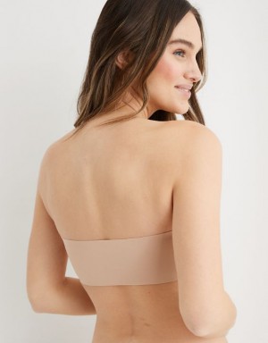 Aerie SMOOTHEZ Bandeaulette Bras Beige | DKG-248105