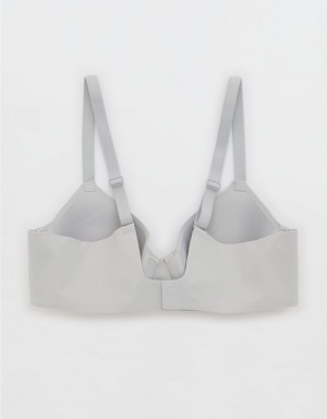 Aerie SMOOTHEZ Full Coverage Lightly Lined Bras Grey | CYT-108756