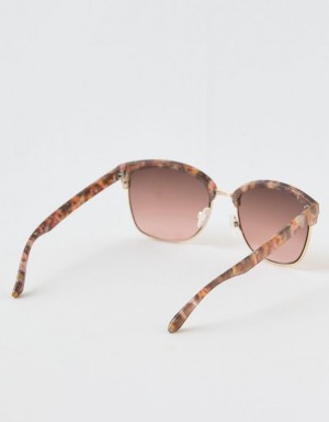 Aerie Squared Away Sunglasses Multicolor | OWB-852740