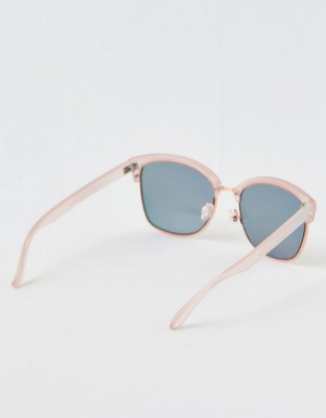 Aerie Squared Away Sunglasses Rose / Gold | HNJ-682137