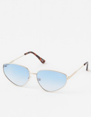 Aerie Throw-Back Sunglasses Blue | BOW-417062