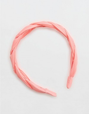 Aerie Twist Hair Accessories Pink | LAW-148630