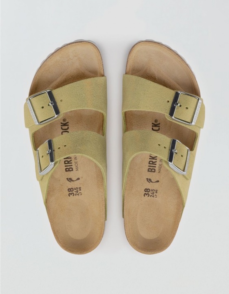 Aerie Arizona Sandals Yellow | ORQ-627530