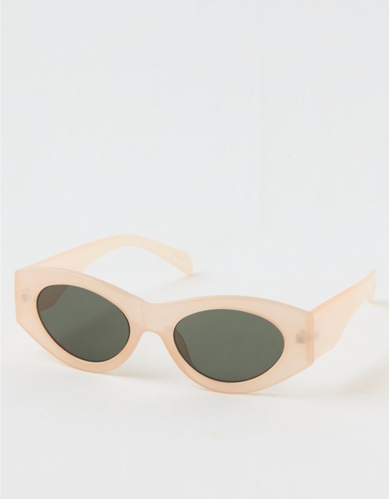 Aerie Beach Day Sunglasses Beige | TCS-528197