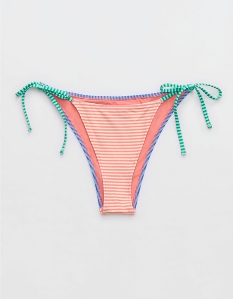 Aerie Cheekiest Tie Bikini Bottom Multicolor | HDJ-508263