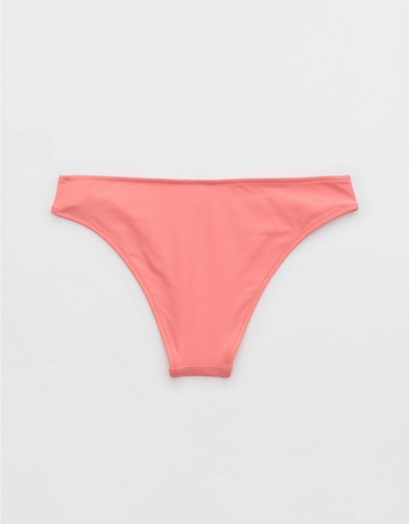 Aerie Cheeky Bikini Bottom Coral | KOM-851396