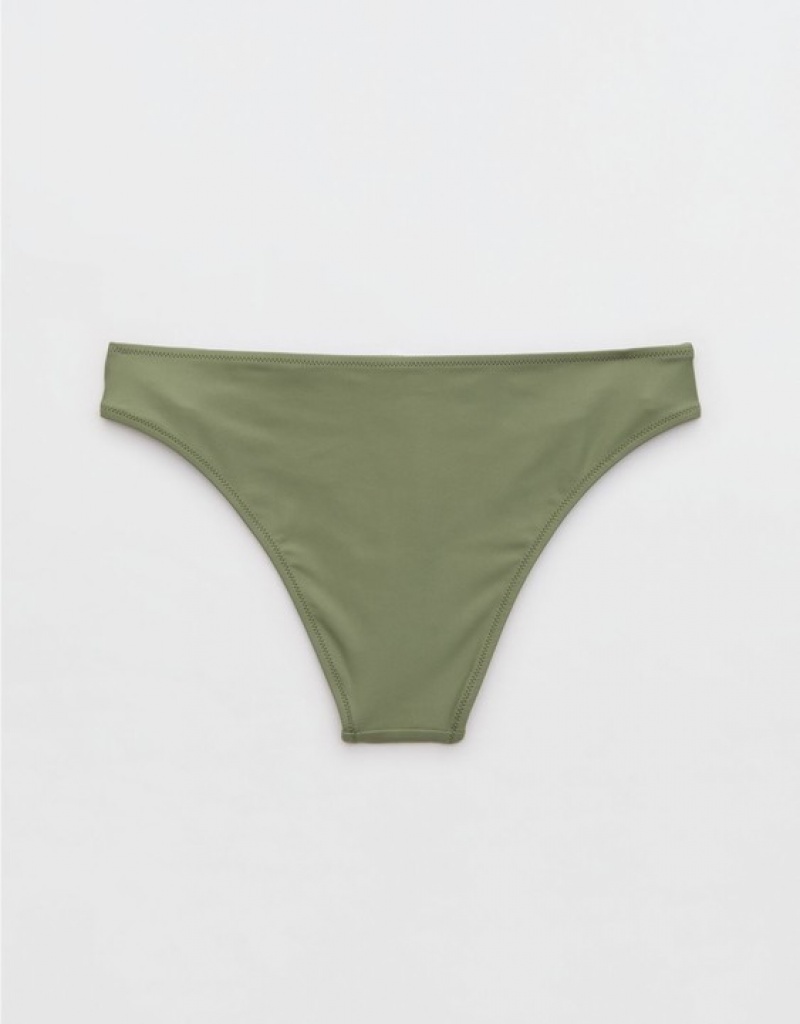 Aerie Cheeky Bikini Bottom Olive | VGI-078654