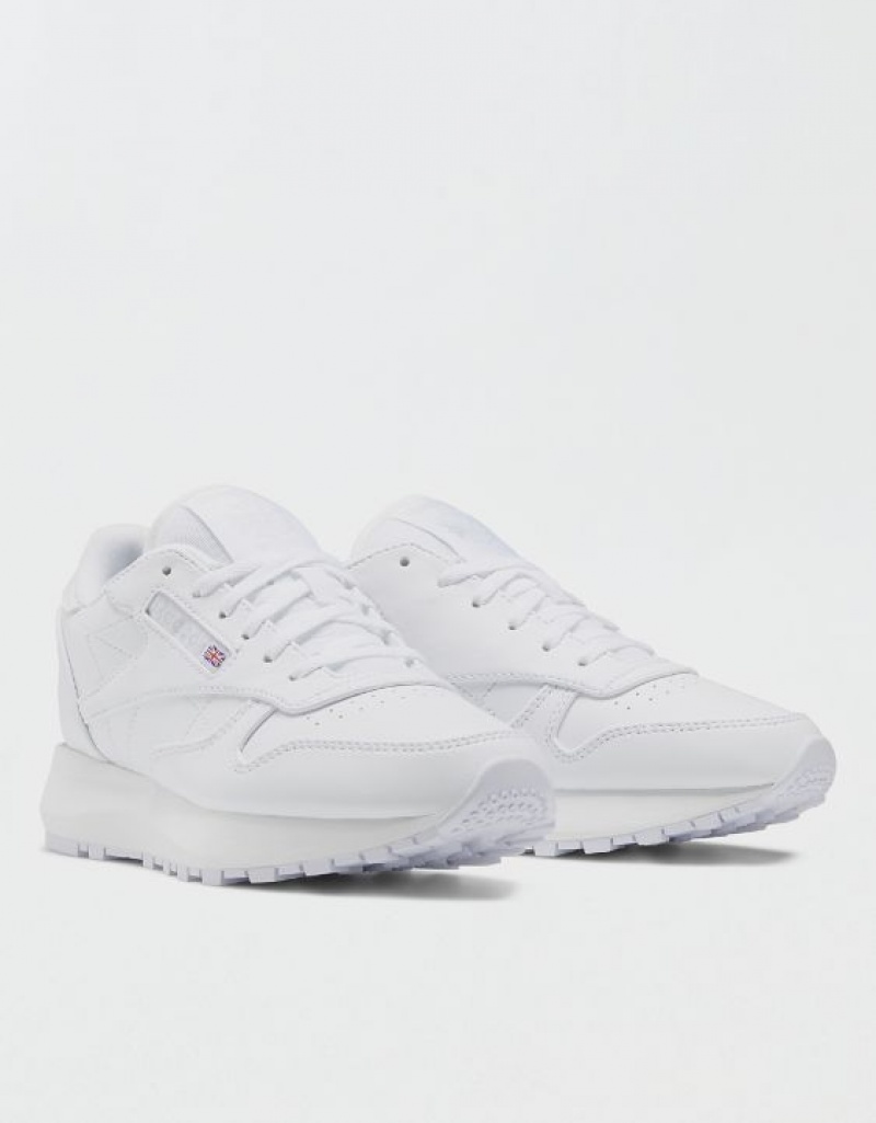 Aerie Classic Leather SP Sneakers White | FIB-890436