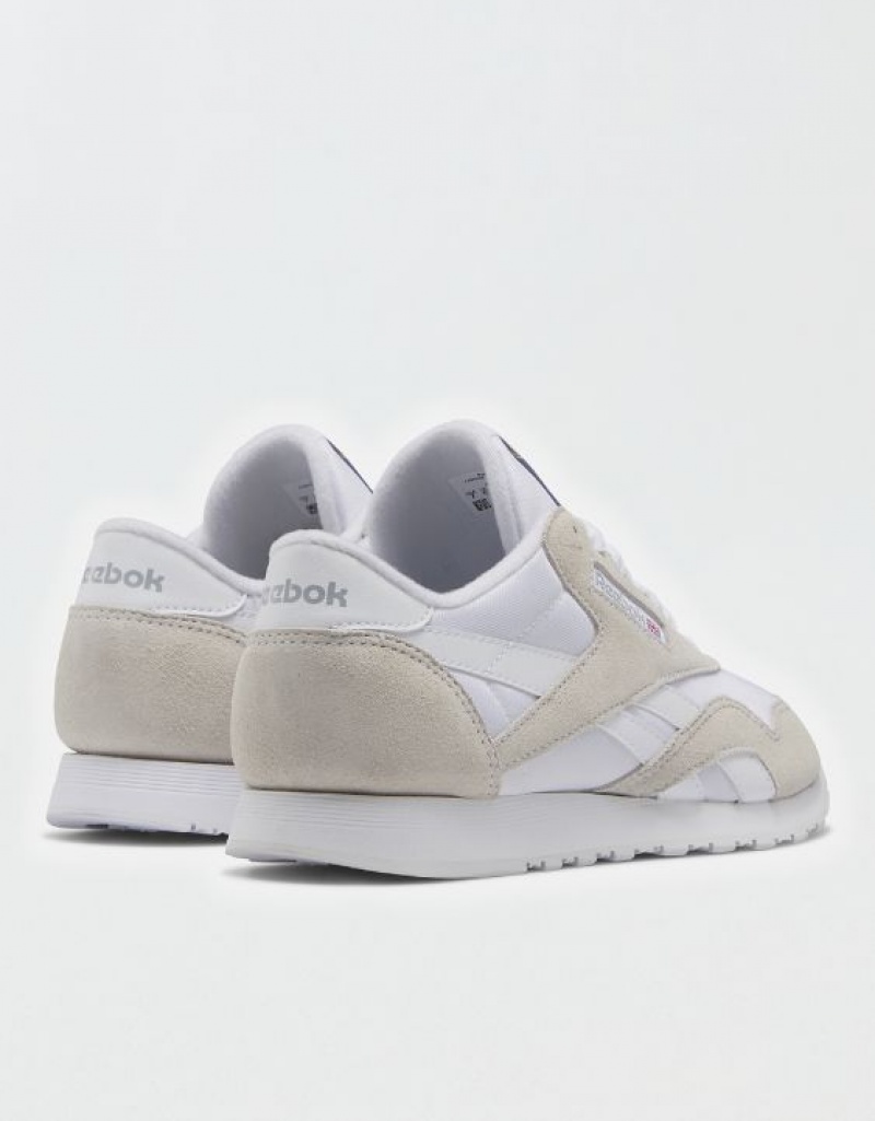 Aerie Classic Nylon Sneakers White | XME-952674