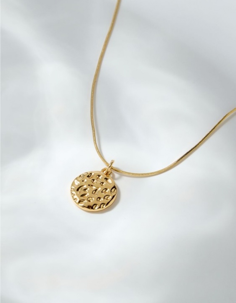 Aerie Dainty Coin Jewelry Gold | FBS-659780