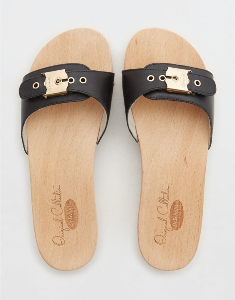 Aerie Dr. Scholl's Original Sandals Black | WRI-512309