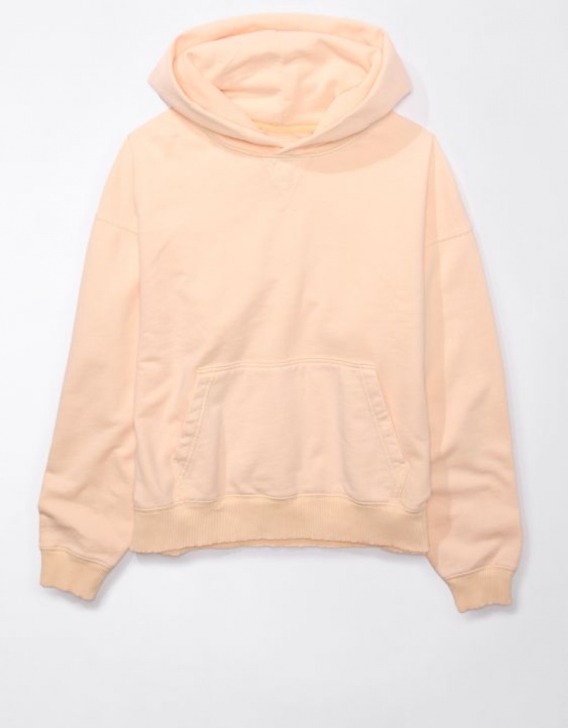 Aerie Fleece Hoodie Light Pink | RMN-375940