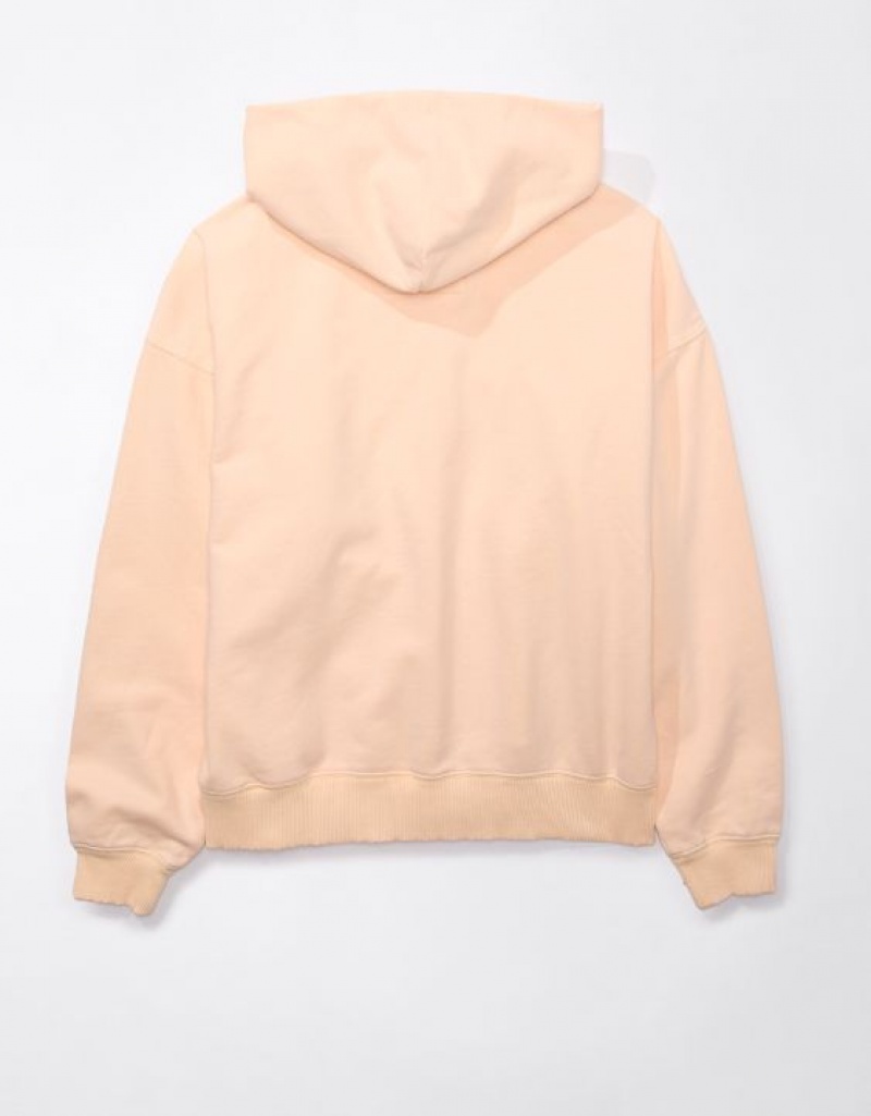 Aerie Fleece Hoodie Light Pink | RMN-375940