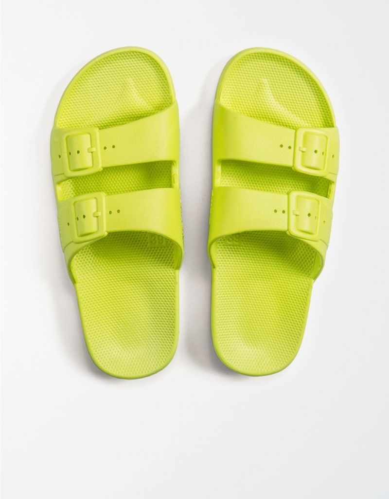 Aerie Freedom Moses Sandals Yellow | RLN-510472