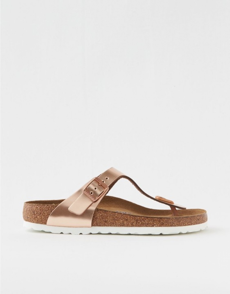 Aerie Gizeh Sandals Rose / Gold | ASZ-603984