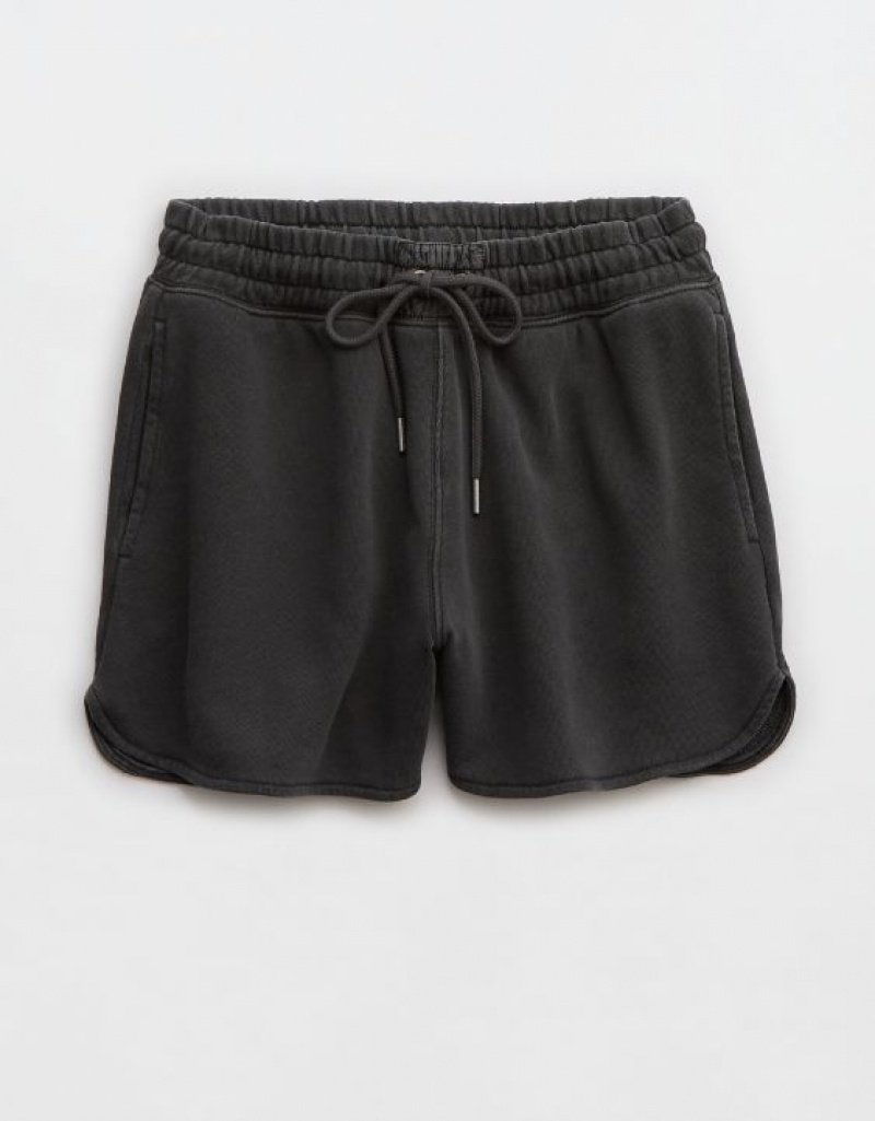 Aerie High Waisted REAL Shorts Grey | YRP-519063