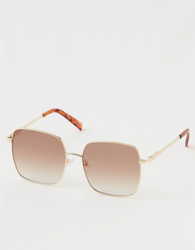 Aerie Le Specs Cherished Sunglasses Brown | IGS-271689