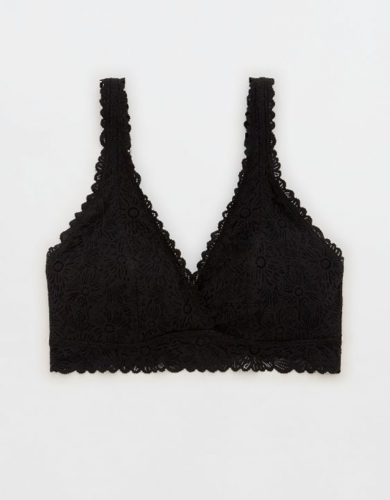 Aerie Mama By Aerie™ Lacelette Bras Black | ECQ-483619