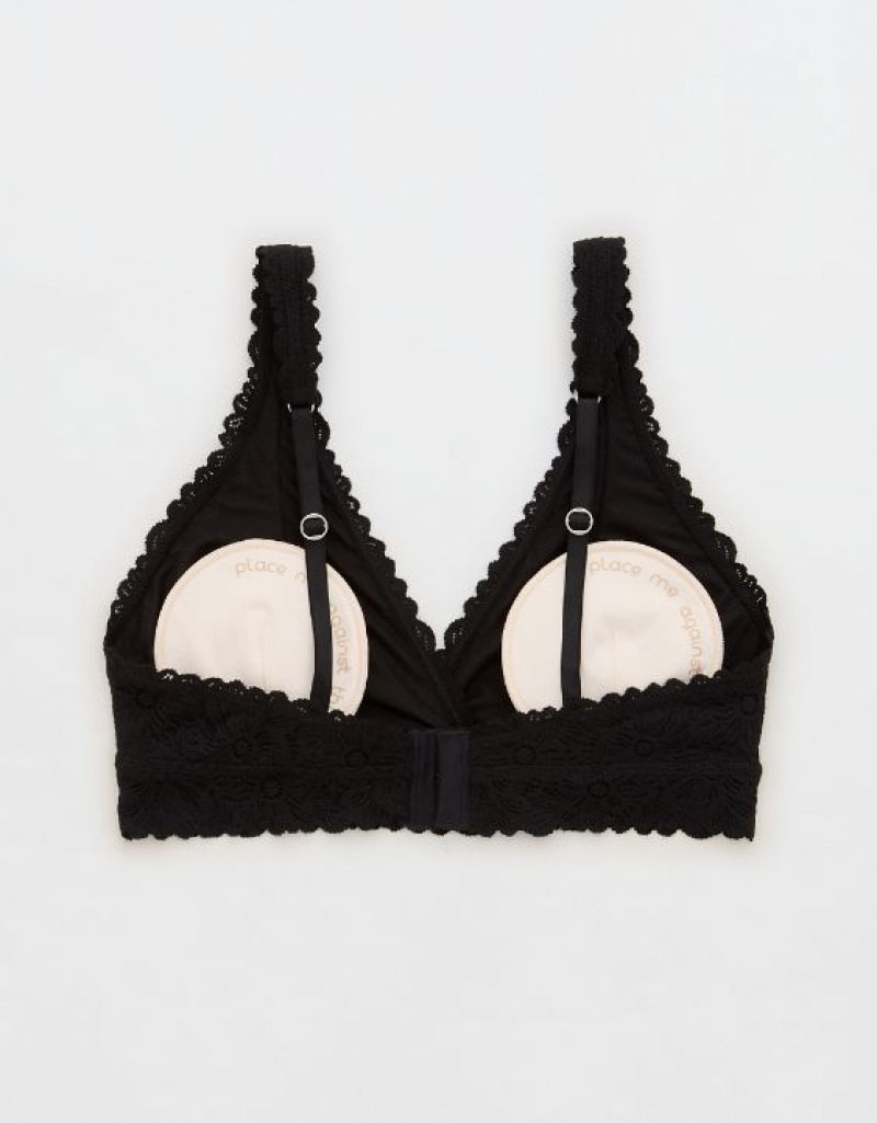 Aerie Mama By Aerie™ Lacelette Bras Black | ECQ-483619