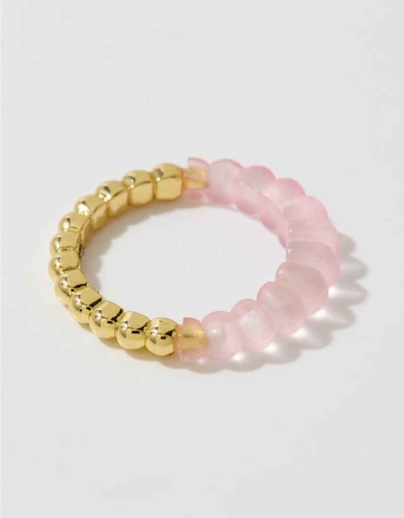 Aerie Matte Croissant Jewelry Pink | QAU-459601