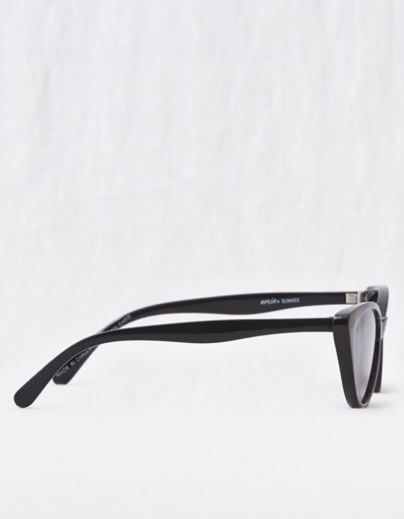 Aerie Meow Sunglasses Black | THL-591306