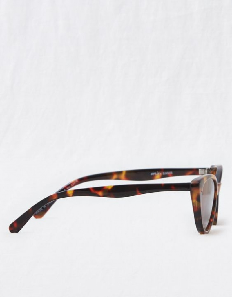 Aerie Meow Sunglasses Leopard | AHM-062491