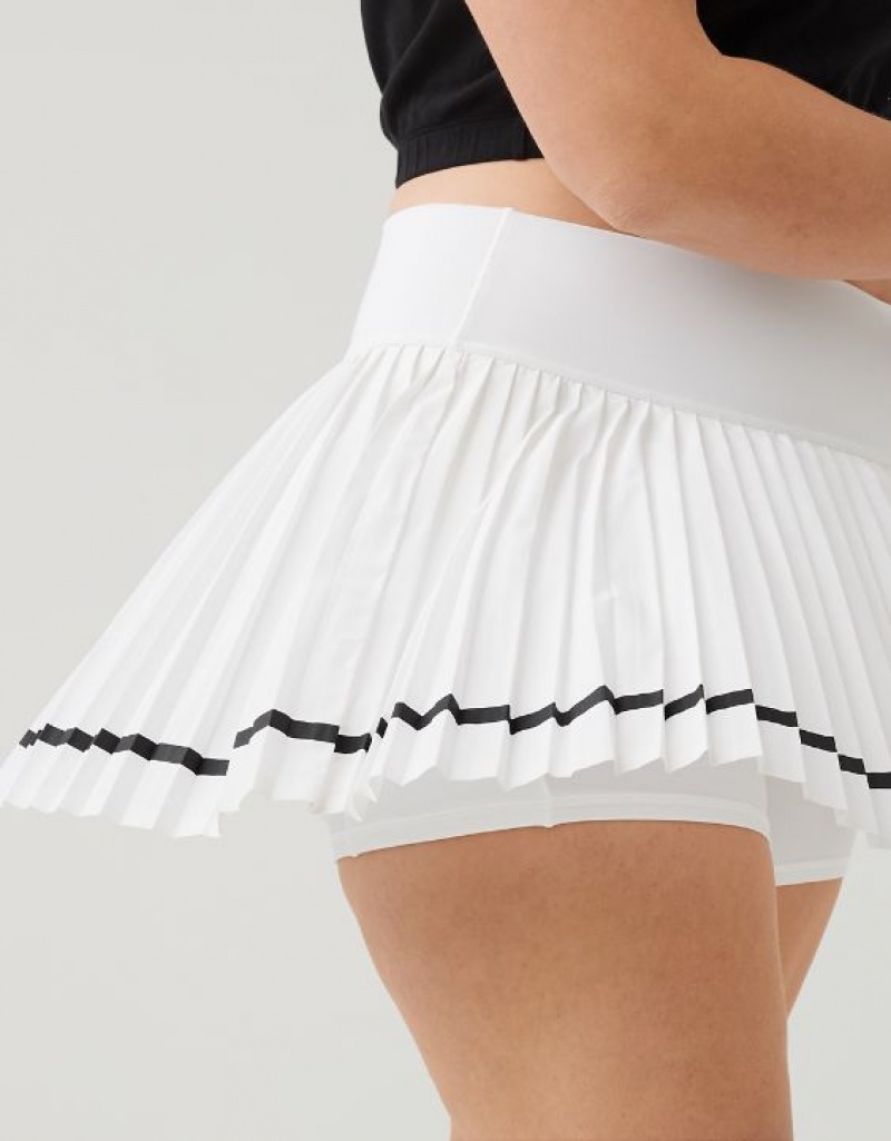 Aerie OFFLINE By All Aces Tennis Skirts White | LJV-683702