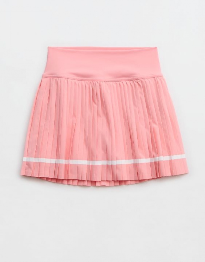 Aerie OFFLINE By All Aces Tennis Skirts Pink | LWU-354079