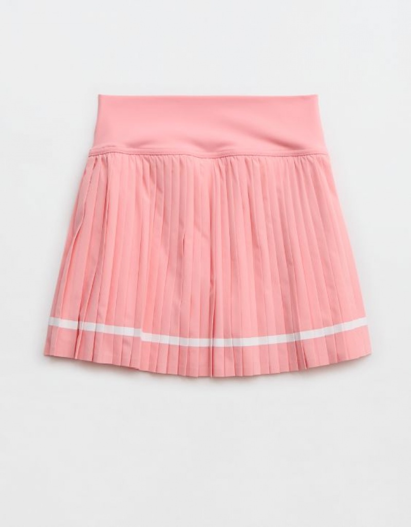 Aerie OFFLINE By All Aces Tennis Skirts Pink | LWU-354079