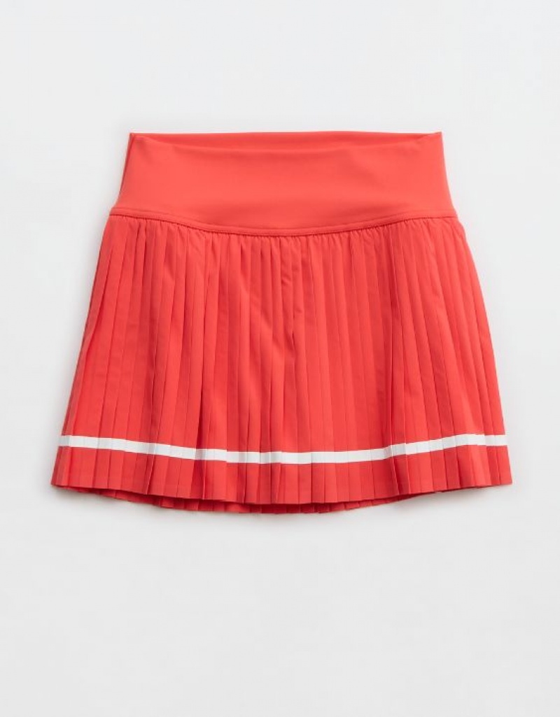 Aerie OFFLINE By All Aces Tennis Skirts Red | PTG-764380