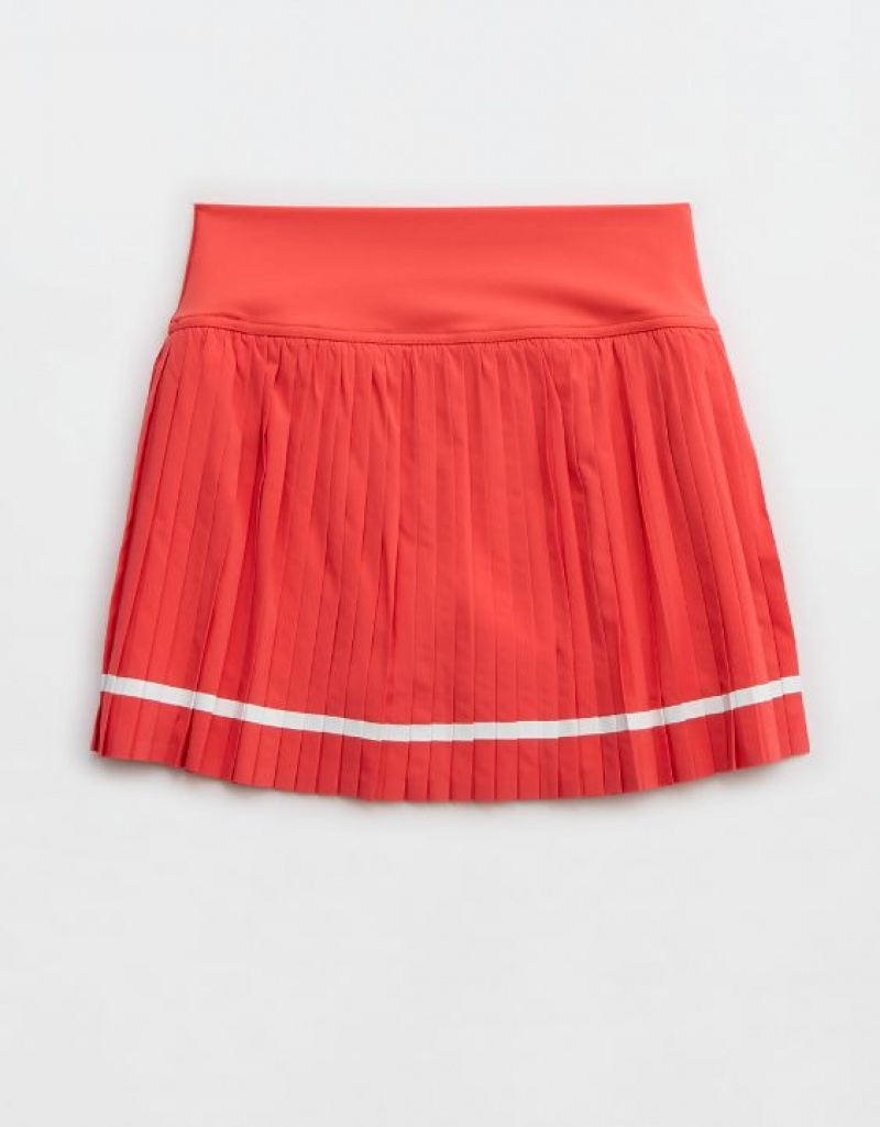 Aerie OFFLINE By All Aces Tennis Skirts Red | PTG-764380